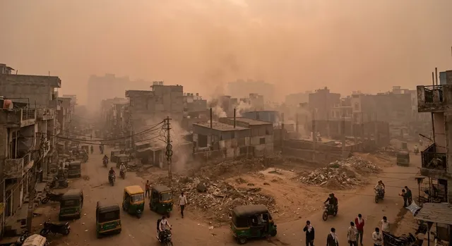 गाजियाबाद के लोनी में हवा की गुणवत्ता लगातार खराब, गोविंदपुरम में राहत की सांस