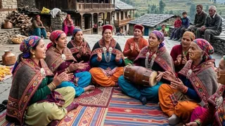अम्मा पुछदी हिमाचल का बहुत खूबसूरत लोकगीत है (AI Generated Image)