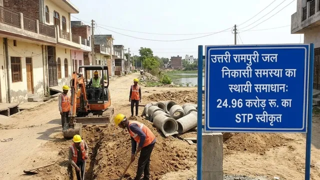 मुजफ्फरनगर की उत्तरी रामपुरी को मिली जल निकासी समस्या से मुक्ति, 24.96 करोड़ का एसटीपी स्वीकृत
