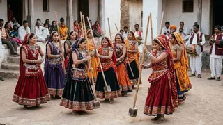 क्यों खास है गुजरात का टिप्पणी डांस? (AI Generated Image)