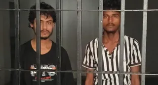 रामगढ़ताल थाने के लॉकअप में आरोपित। जागरण
