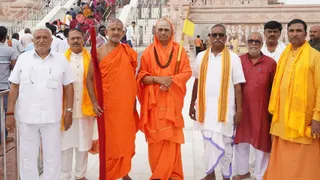 गोपाल राव ने रामलला के किए दर्शन।