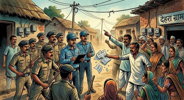 हापुड़ के देहरा में बिजली चोरी रोकने गई विजिलेंस टीम पर हमला, नौ पर केस
