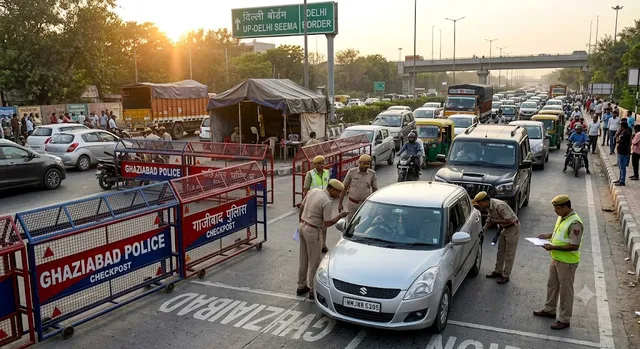 सीजेपी के 'दिल्ली चलो' आह्वान पर गाजियाबाद पुलिस सख्त, बॉर्डर पर सघन चेकिंग अभियान
