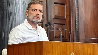 राहुल गांधी ने सरकार पर साधा निशाना (फोटो एएनआई)