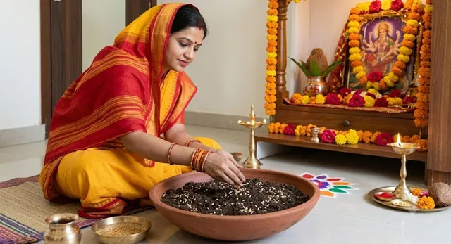 शारदीय नवरात्र 2026: घटस्थापना के समय क्यों बोए जाते हैं जौ? ब्रह्मा जी से जुड़ा इसका खास रहस्य