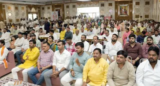 जागरण विमर्श कार्यक्रम के उद्घाटन सत्र में उपस्थित लोग। जागरण