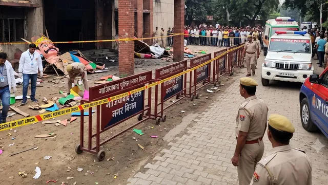 गाजियाबाद रावण पुतला ब्लास्ट: पिता-पुत्र के बाद एक और कारीगर की मौत, दो का इलाज जारी
