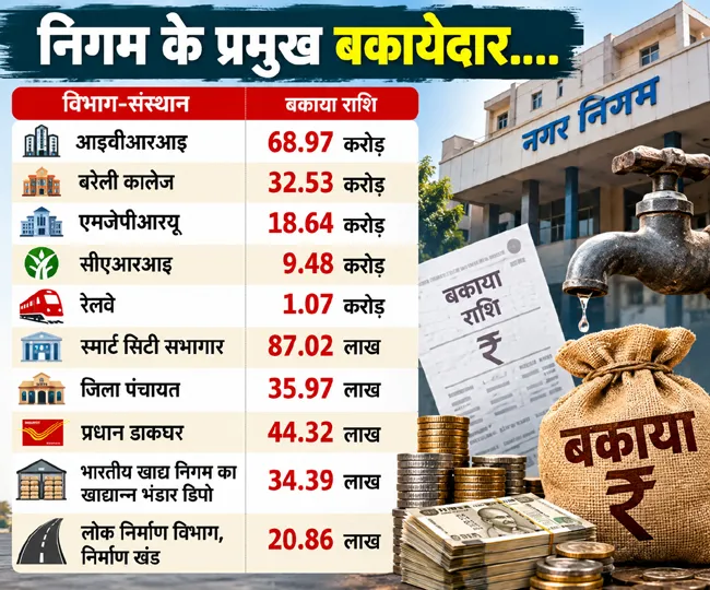 Municipal Arrears Infographic in Hindi