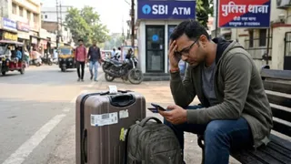 रायपुर में अमेरिका से लौटे IT एक्सपर्ट से 1.89 लाख की ठगी। (यह तस्वीर एआई द्वारा बनाआ गई है)