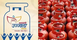 गैस सिलिंडर।