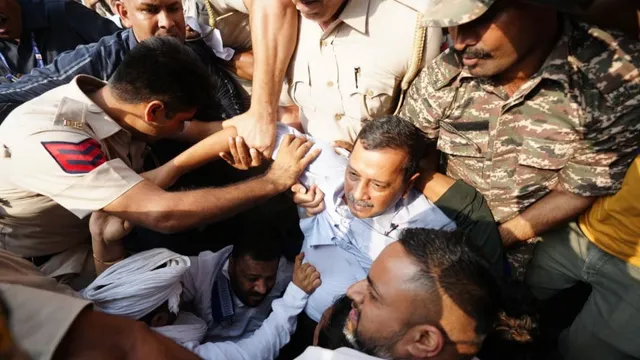 CJP प्रोटेस्ट के बीच ममता बनर्जी के बाद अरविंद केजरीवाल भी दिल्ली पुलिस की हिरासत में, 600 से अधिक डिटेन