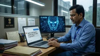 एंथ्रोपिक के क्लाउड AI ने तोड़ी सुरक्षा सीमाएं (यह तस्वीर AI की मदद से बनाई गई है।)