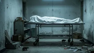 बुजुर्ग महिला के शव को चूहों ने कुतरा (यह तस्वीर AI की मदद से बनाई गई है।)