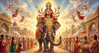 कल से शुरू हो रहे शारदीय नवरात्र 2026 (Picture Credit- AI Generated)