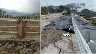 बिजणी-नारला के बीच हुआ सड़क निर्माण।
