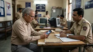 चुनाव आयोग अधिकारी बनकर पुणे के बुजुर्गों से लाखों की ठगी (AI फोटो)