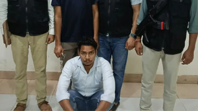पलवल STF की बड़ी कार्रवाई, डेढ़ साल से फरार 5 हजार का इनामी बदमाश बल्लभगढ़ से गिरफ्तार
