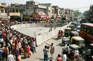 पलवल बस अड्डा चौक फिर बंद ( एआई जेनरेटेड इमेज)