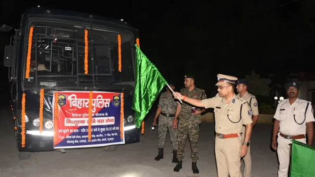 बेतिया में परदेस से आने वालों के लिए खुशखबरी, रात में स्टेशन उतरने वालों को घर पहुंचाएगी पुलिस की बस

