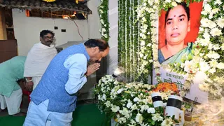 रघुवर दास ने हेमंत सोरेन की माता को श्रद्धांजलि दी। जागरण