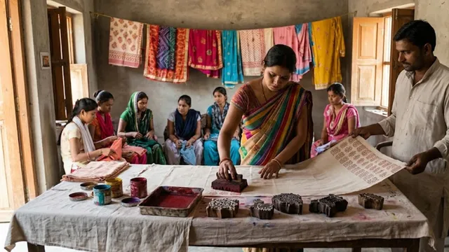 अभावों से निकल रायबरेली की रूबी बनीं मिसाल, हैंड ब्लॉक प्रिंट से चमकी किस्मत; विदेश तक पहुंचा हुनर
