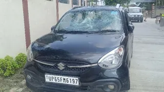 अपहरण मामले में सदर थाना पुलिस द्वारा जब्त कार । फोटो सौ : जागरण