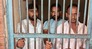 पुलिस की गिरफ्त में आरोपी। जागरण