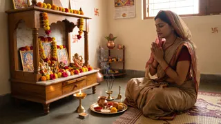 घर के मंदिर में वास्तु की ये 4 गलतियां लाती हैं वास्तु दोष (Picture Credit: AI Generated)