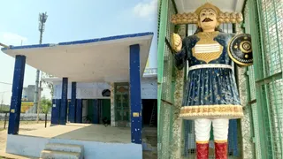 बीसलपुर रामलीला मेले में स्थित लंका भवन और रामलीला मेले में लगी रावण का अभिनय करने वाले स्वर्गीय गंगा विष्णु उर्फ कल्लू मल रस्तोगी की मूर्ति
