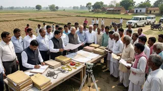 बक्सर में 55 साल तक सरकारी रिकॉर्ड से गायब रही 345 बीघा जमीन, अब जागा विभाग (AI Generated Image)