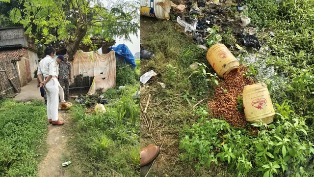 जमुई के गरही थाना क्षेत्र में अवैध शराब के खिलाफ बड़ा एक्शन; विशनपुर में 200 लीटर जावा महुआ नष्ट, तस्कर भागे
