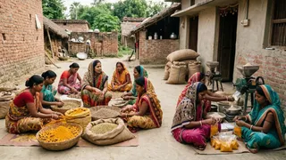 मसाला उत्पादन से आसीना खातून बनीं आत्मनिर्भर, 40 महिलाओं को मिला रोजगार (AI Generated Image)
