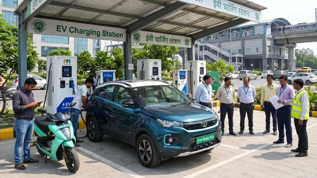 नोएडा में इलेक्ट्रिक गाड़ियों को मिलेगी रफ्तार, 78 प्वाइंट्स पर बनाया जाएगा चार्जिंग स्टेशन

