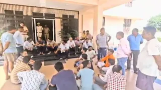 जयपुर के थाने में RSS प्रचारक से मारपीट।