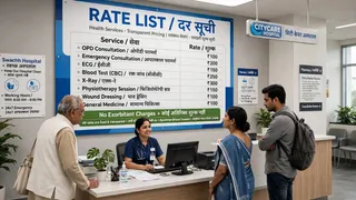 अब अस्पताल नहीं वसूल पाएंगे औने-पौने दाम। (यह तस्वीर एआई द्वारा बनाई गई है)
