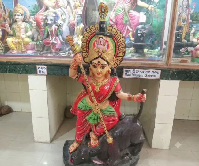 maa birja devi temple jajpur odisha 18th shaktipeeth two handed durga idol history