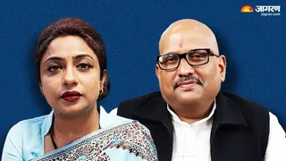 ममता चौधरी और अजय राय।
