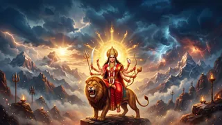 मां दुर्गा को 'शेरावाली माता' क्यों कहते हैं, जानें रहस्य (Picture Credit: AI Generated)