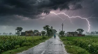 रेवाड़ी में बूंदाबांदी से मौसम बदला ( एआई जेनरेटेड इमेज )