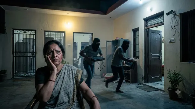 ब्रजघाट में प्रधानाचार्य के घर बदमाशों का धावा, मारपीट में टूटे दांत और डीवीआर ले गए
