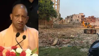 प्रयागराज के कसारी-मसारी में माफिया अतीक के कब्जे से मुक्त भूमि पर समतलीकरण किया जा रहा, इस पर बनने वाले फ्लैट का मुख्यमंत्री भूमि पूजन करेंगे। जागरण