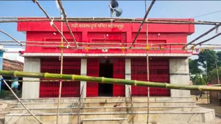 वीरपुर के भवानंदपुर गांव का दुर्गा मंदिर। जागरण