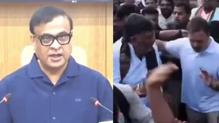 डीके शिवकुमार के वीडियो पर हिमंत बिस्व सरमा ने जताई नाराजगी (फोटो-सोशल मीडिया)