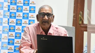 जागरण विमर्श में कृषि विशेषज्ञ नागेश्वर ठाकुर। जागरण