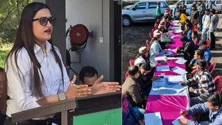 नालागढ़ की डिंपल और लगाया गया रोजगार मेला।