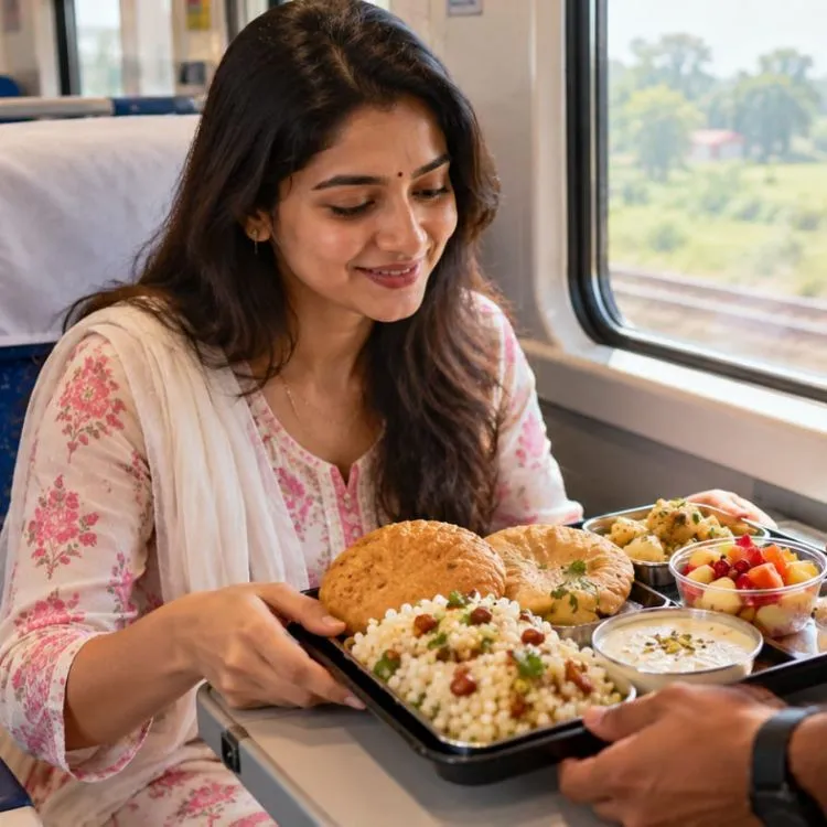 Order Vrat food on train online