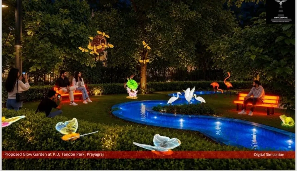 PD Tandon Park Prayagraj to be Glow Garden Water Games and Wildlife