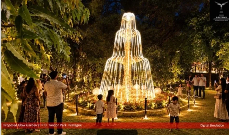 PD Tandon Park Prayagraj to be collours fountain