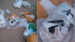 पाकिस्तान ड्रोन से भारी मात्रा में हथियार व विस्फोटक गिराए गए